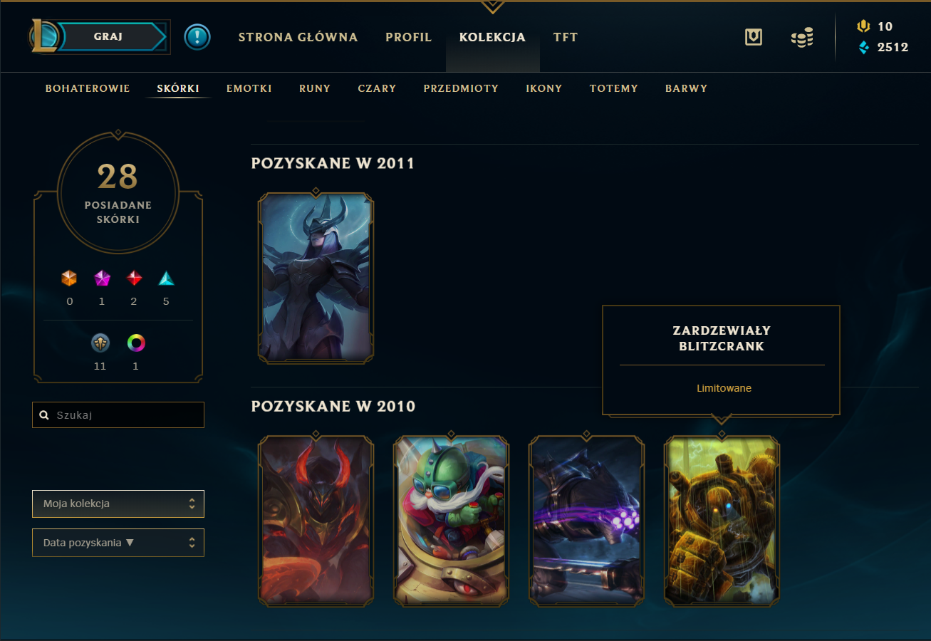 SOLD - EUNE - Rusty Blitzcrank, Judgment Kayle, UFO Corki | EpicNPC