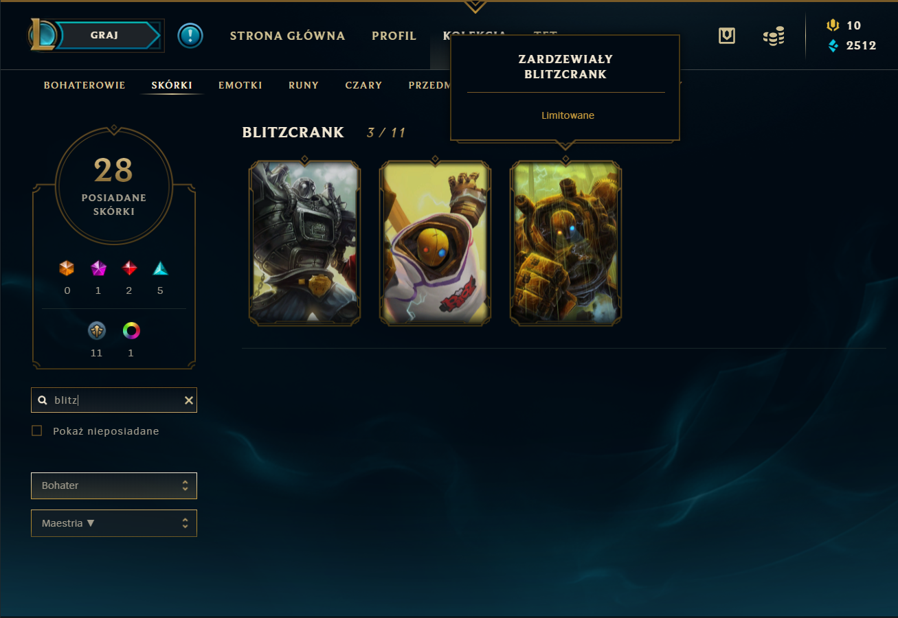 SOLD - EUNE - Rusty Blitzcrank, Judgment Kayle, UFO Corki | EpicNPC