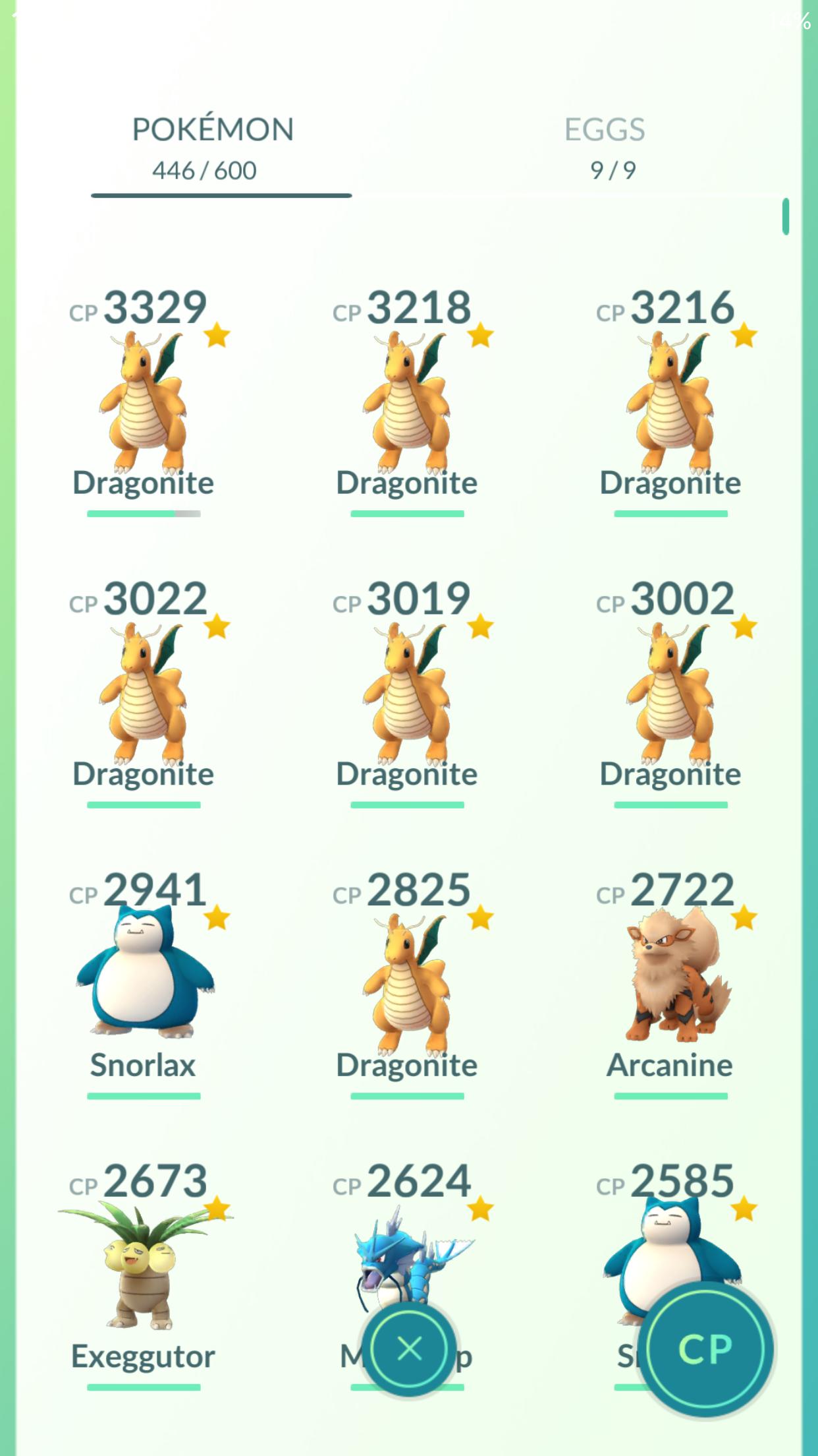 Pokemon Go Level 37 145 145 6x Dragonite 3k Cp Epicnpc Marketplace