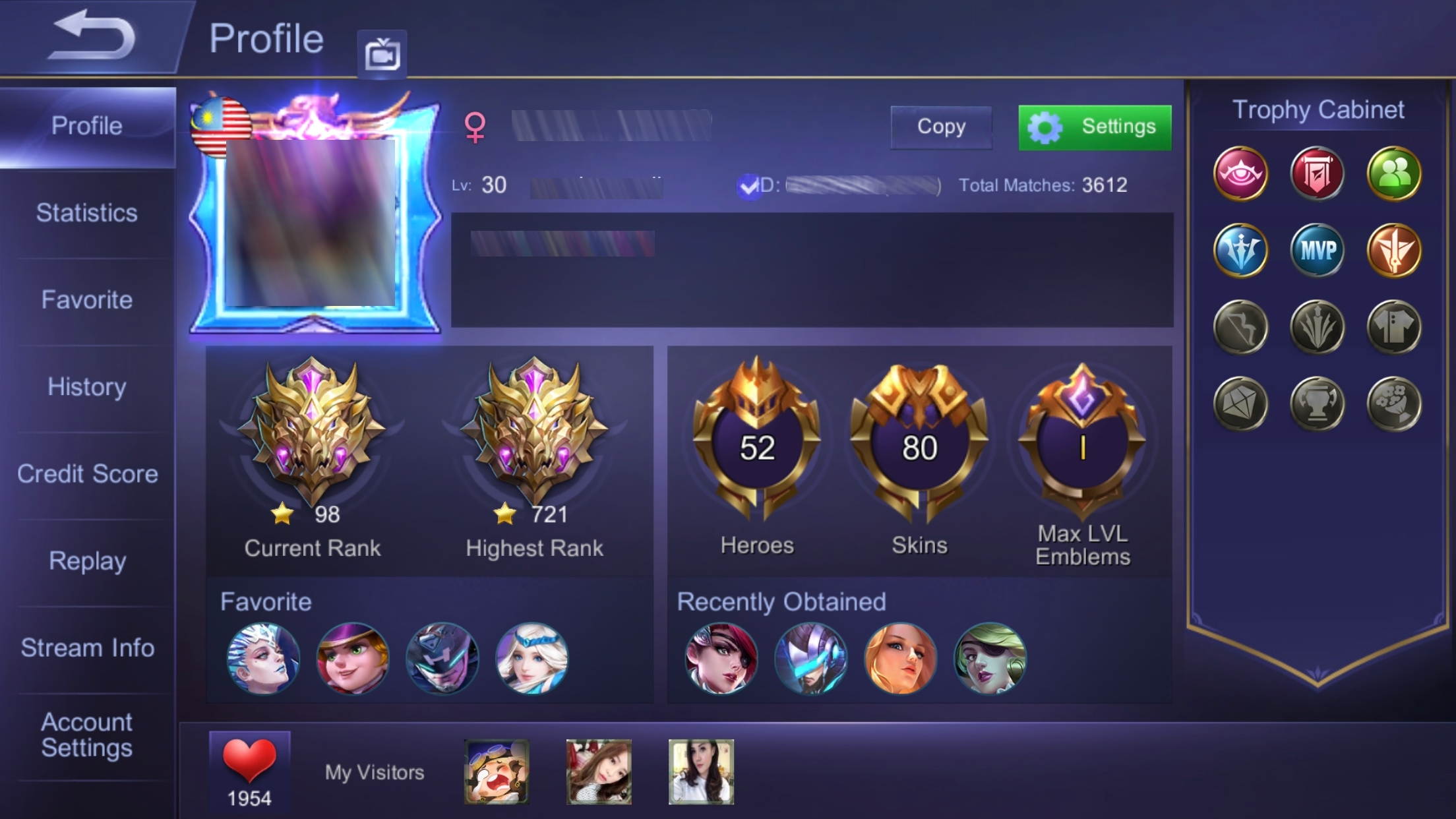 Selling Rare Mythical Glory Account High Wr Livestream Banner 4 Hero Global Rank Epicnpc