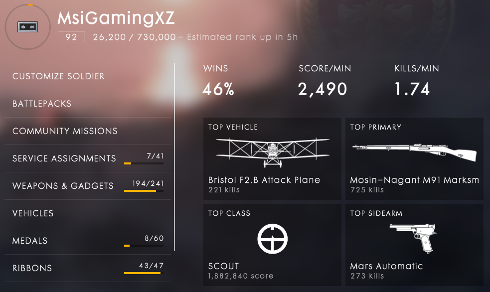 Sold Battlefield 1 Ultimate Edition High Level Epicnpc Marketplace Sold Battlefield 1 Ultimate Edition High Level Epicnpc Marketplace